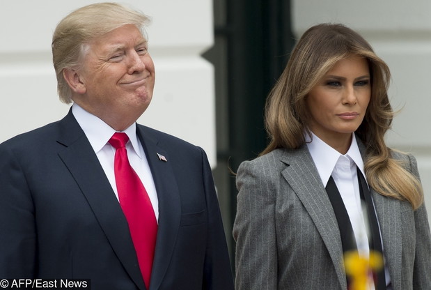 Melania Trump w garniturze