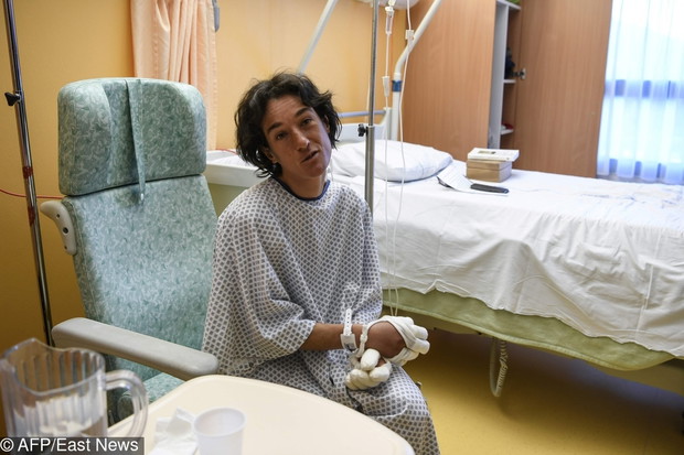 Elisabeth Revol w szpitalu udziela wywiadu