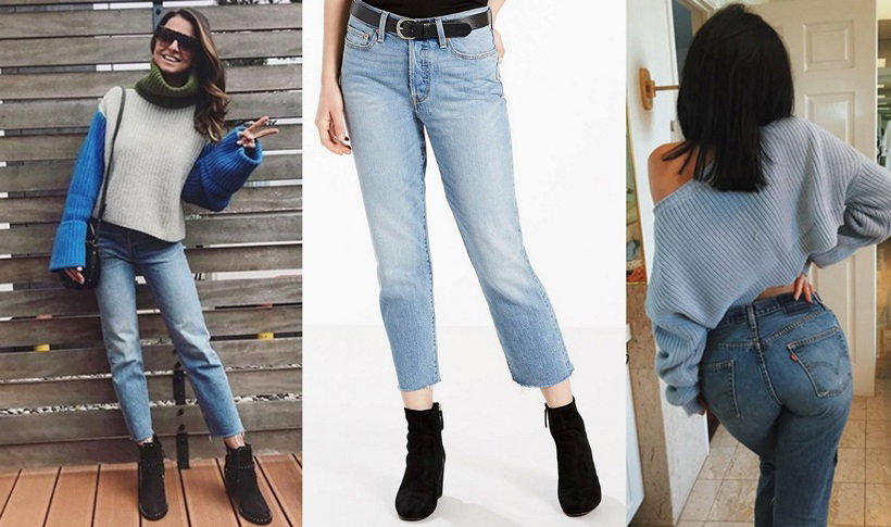 Anna Lewandowska w dżinsach Levi's