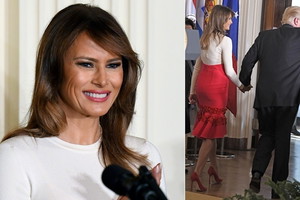 Melania Trump na obchodach Miesiąca Dziedzictwa Latynoskiego