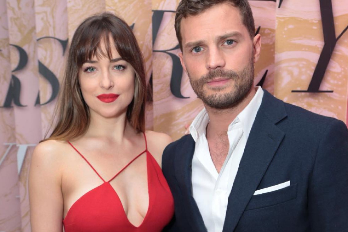 Dakota Johnson i Jamie Dornan w Hollywood
