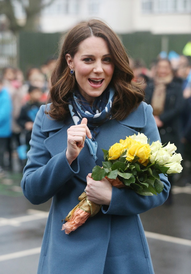 Duchess of Cambridge visits Roe Green Junior School
