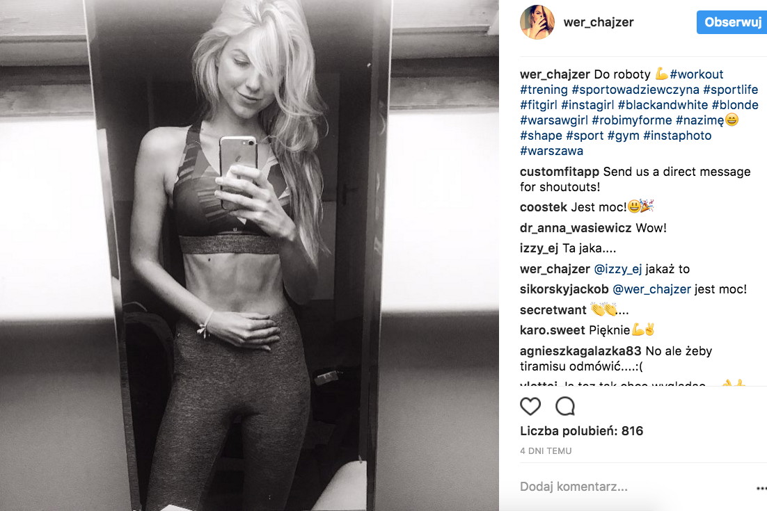 Weronika Chajzer, siostra Filipa Chajzera