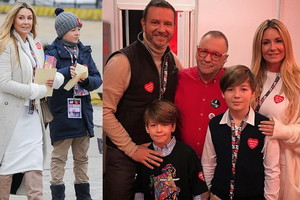 Małgorzata Rozenek, Radosław Majdan z dziećmi zbierają na WOŚP