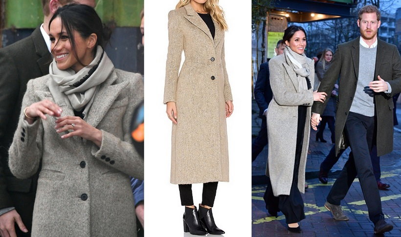 Pozornie zwykły płaszcz? Nic z tych rzeczy! Wystarczyło, że założyła go Meghan Markle, by natychmiast stał się hitem!