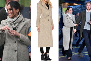 Pozornie zwykły płaszcz? Nic z tych rzeczy! Wystarczyło, że założyła go Meghan Markle, by natychmiast stał się hitem!