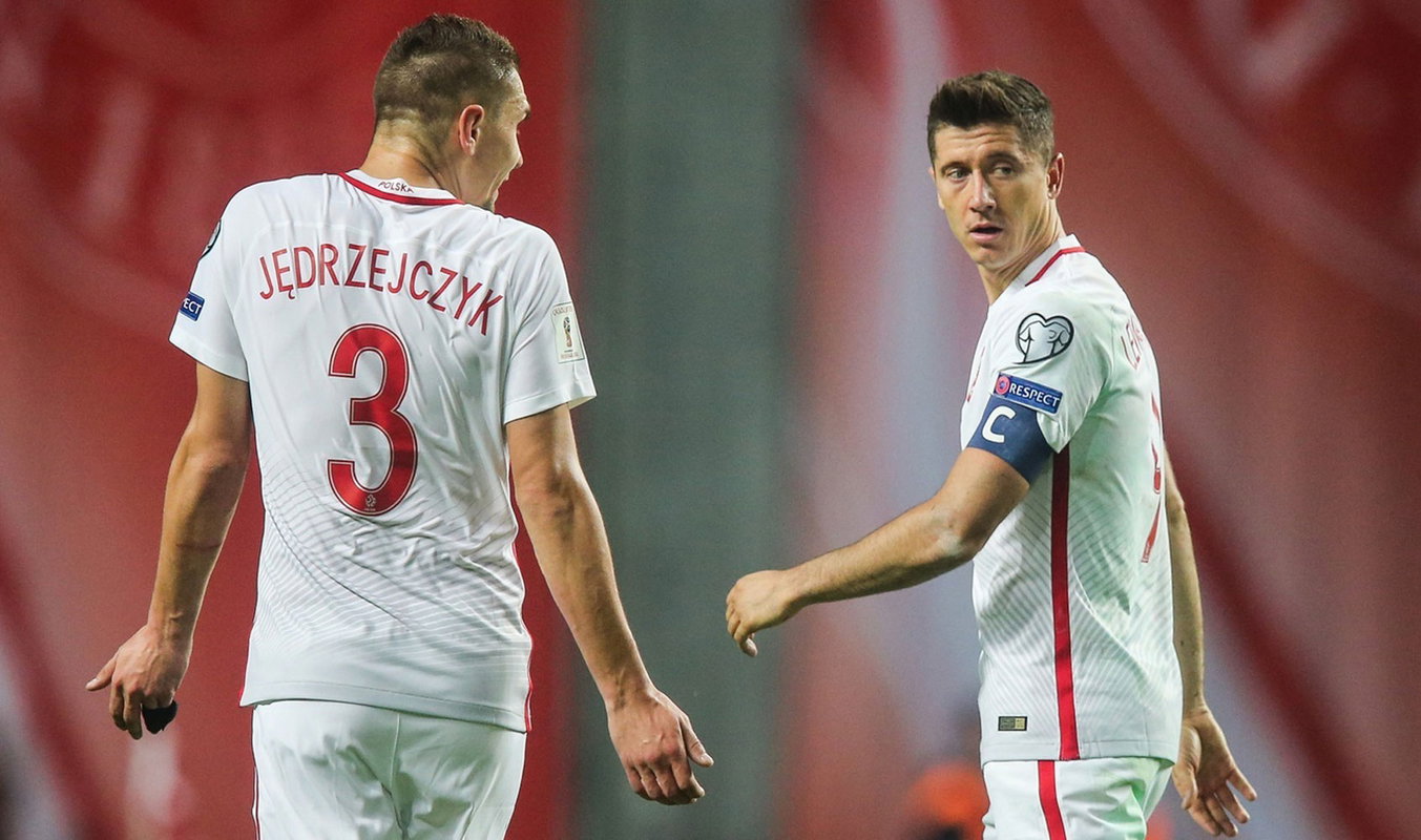 Robert Lewandowski mecz Polska-Dania