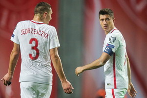 Robert Lewandowski mecz Polska-Dania