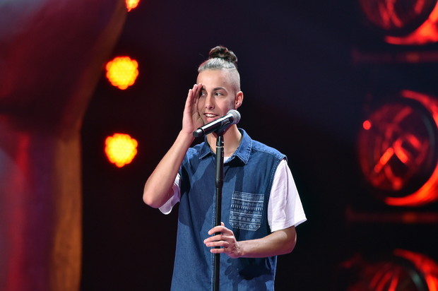 The Voice of Poland edycja osma przesluchania w ciemnoMichal Szczygiel