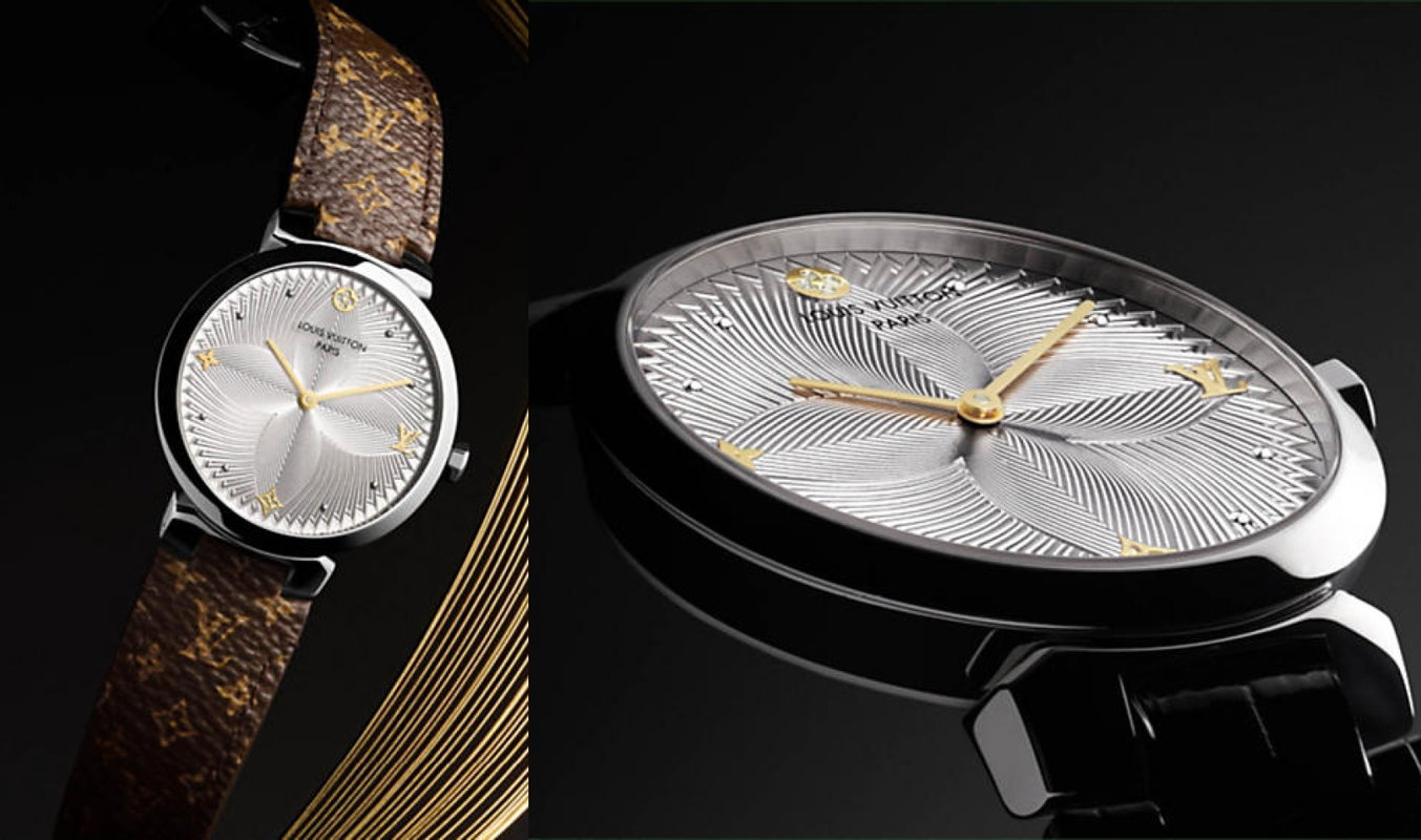 Zegarek Tambour Slim Metallic Flower, 10000 zł