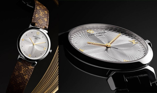 Zegarek Tambour Slim Metallic Flower, 10000 zł