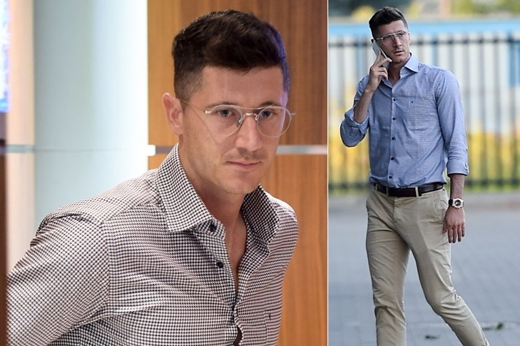Robert Lewandowski na zgrupowaniu kadry