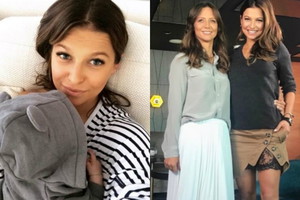 Anna Lewandowska z Kingą Rusin w pierwszym wywiadzie po narodzinach Klary