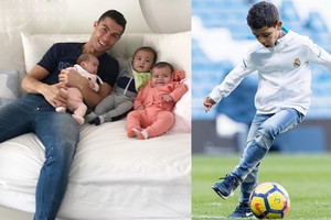 Cristiano Ronaldo może pękać z dumy! W tym roku na świat przyszło troje jego dzieci. A najstarszy syn... już idzie ślady słynnego ojca!