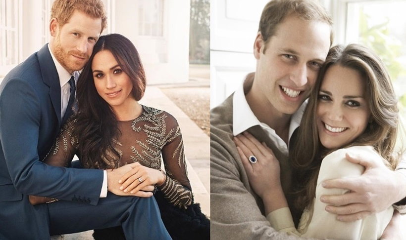 Jest oficjalny portret zaręczynowy księcia Harry'ego i Meghan Markle! Wypadł lepiej niż fotografia Kate i Williama?