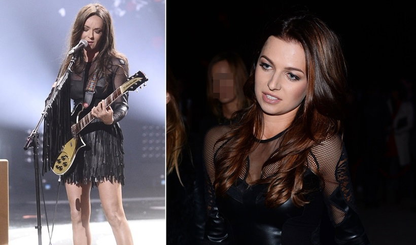 Kasia Kowalska i Anna Lewandowska w podobnych sukienkach