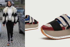 Michał Szpak w brzydkich sneakersach