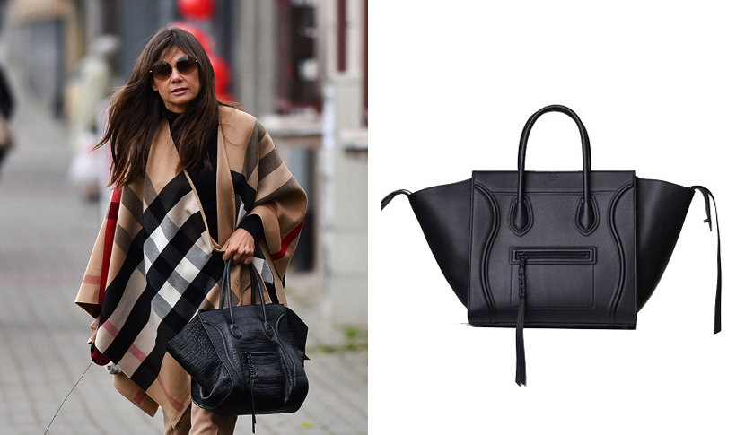 Kinga Rusin w ponczo Burberry
