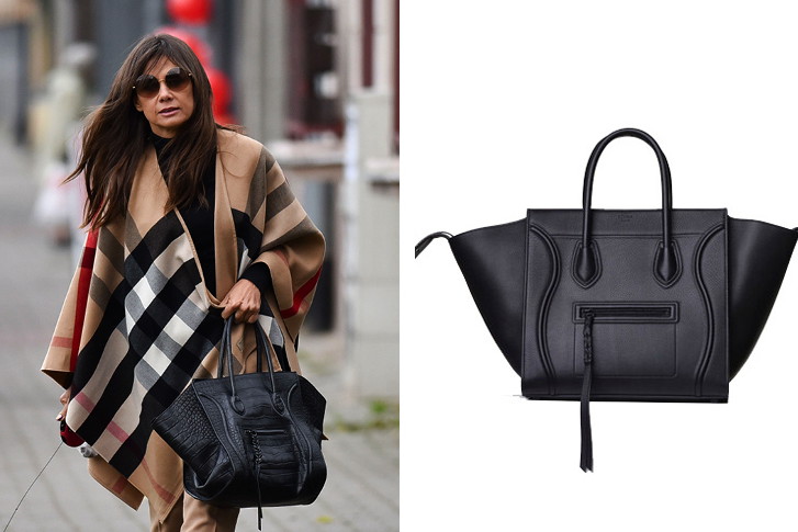 Kinga Rusin w ponczo Burberry