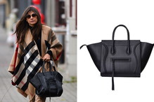 Kinga Rusin w ponczo Burberry