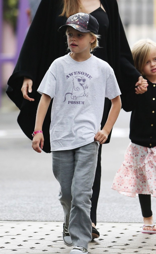 Angelina Jolie z dzie?mi w Sydney