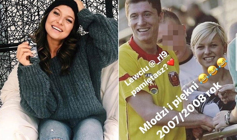 Anna Lewandowska o blond włosach
