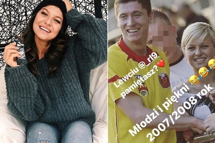 Anna Lewandowska o blond włosach