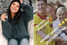 Anna Lewandowska o blond włosach