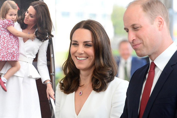 Księżna Kate z rodziną w Polsce