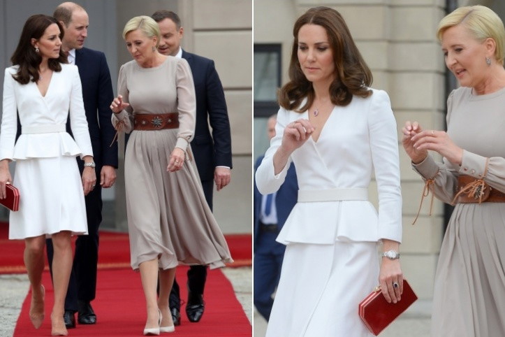 collage.jpgWiemy, o czym Agata Duda rozmawiała z księżną Kate! "Księżna zwierzyła się Pierwszej Damie..."