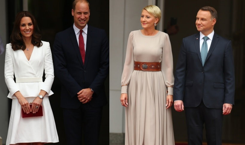 księżna Kate, książę William, Andrzej Duda, Agata Duda