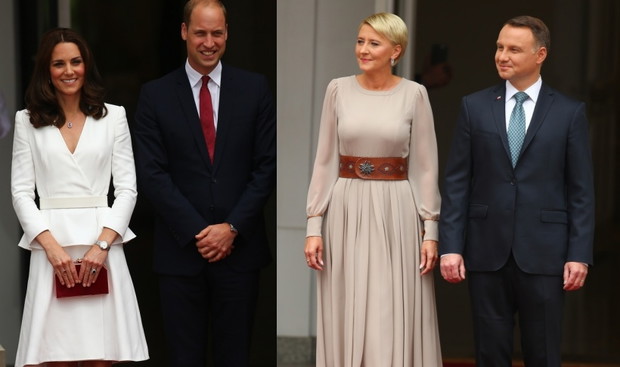 księżna Kate, książę William, Andrzej Duda, Agata Duda