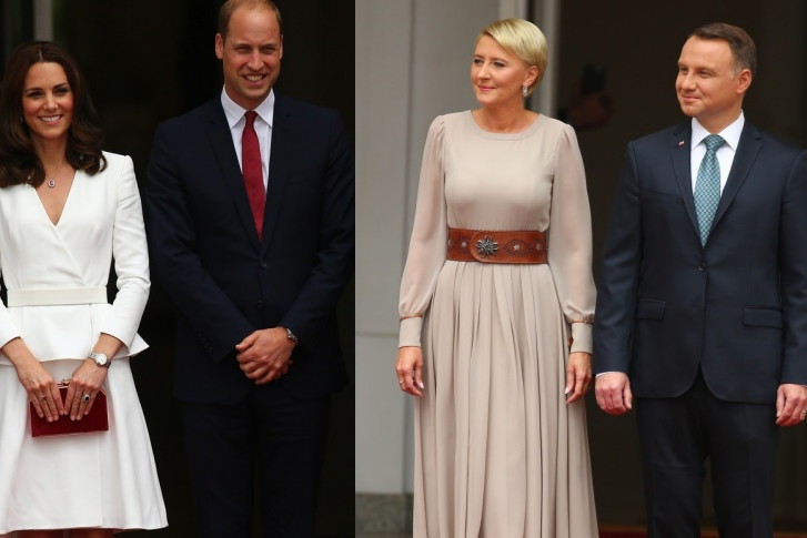 księżna Kate, książę William, Andrzej Duda, Agata Duda