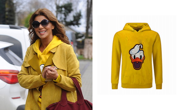 Edyta Górniak w bluzie Gucci