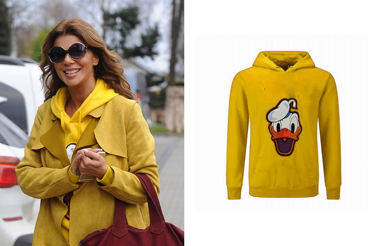 Edyta Górniak w bluzie Gucci