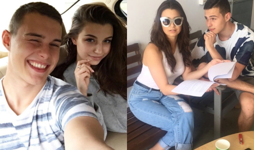 Adam Zdrójkowski i Julia Wieniawa
