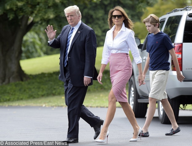 Donald Trump z rodzin? w Bedminster