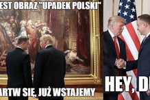 Donald Trump w Polsce memy