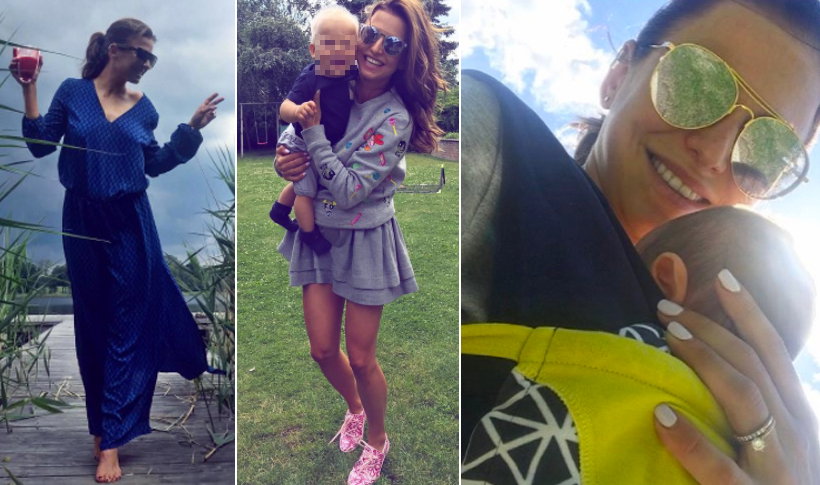 Anna Lewandowska z córką Klarą na Instagramie