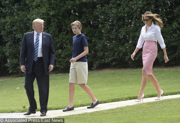 Donald Trump z rodzin? w Bedminster