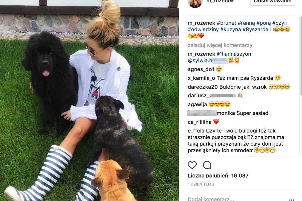 Oto nowy pies w rodzinie Rozenków?! Poznajcie Ryszarda! ZDJĘCIA