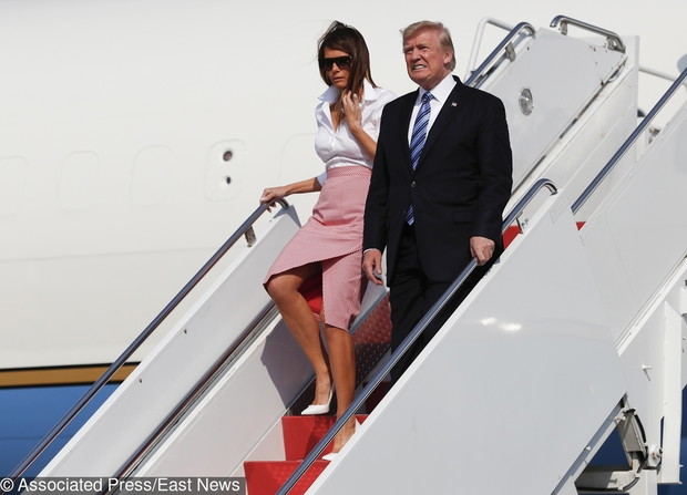 Donald Trump z rodzin? w Bedminster