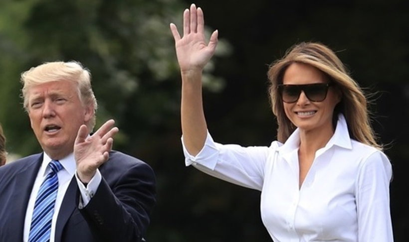 Melania Trump w świetnej stylizacji