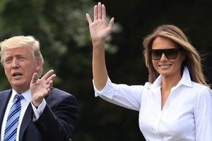 Melania Trump w świetnej stylizacji