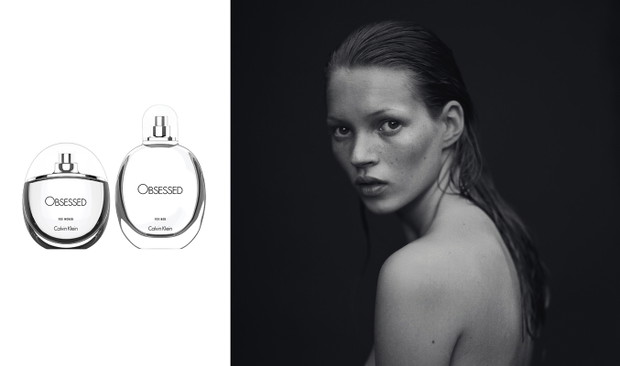 Perfumy Obsessed Calvin Klein, kampania perfum Obsession Calvin Klein, 1993r.