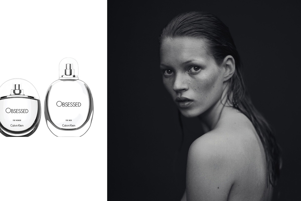 Perfumy Obsessed Calvin Klein, kampania perfum Obsession Calvin Klein, 1993r.
