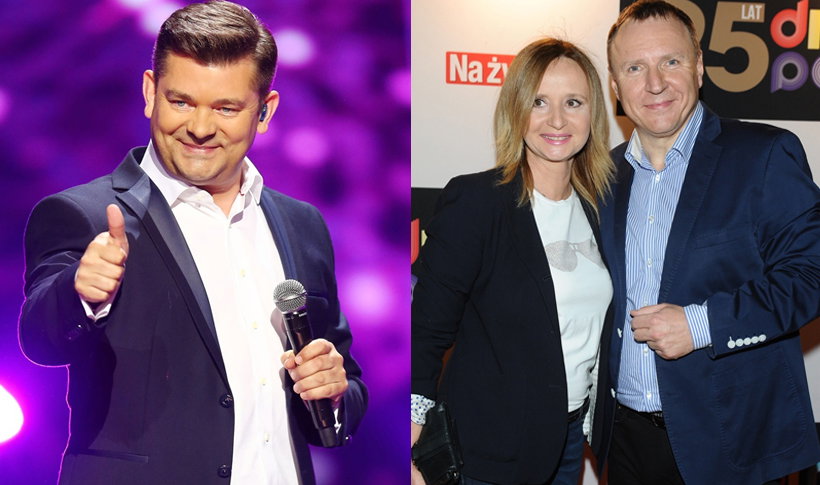 Zenek Martyniuk na scenie, Jacek Kurski z narzeczoną Joanną