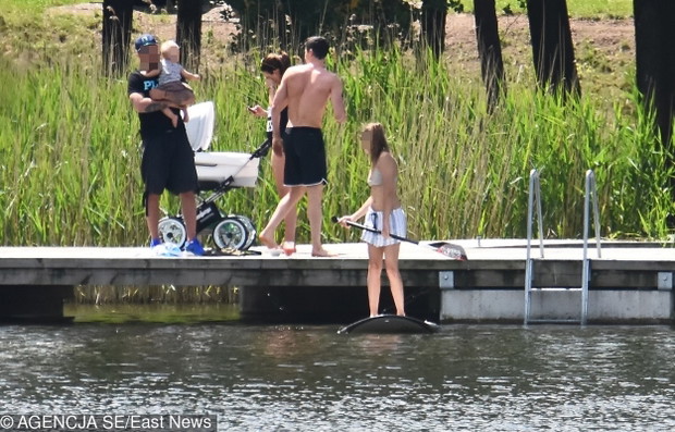 Robert i Anna Lewandowscy z córk? na Warmii