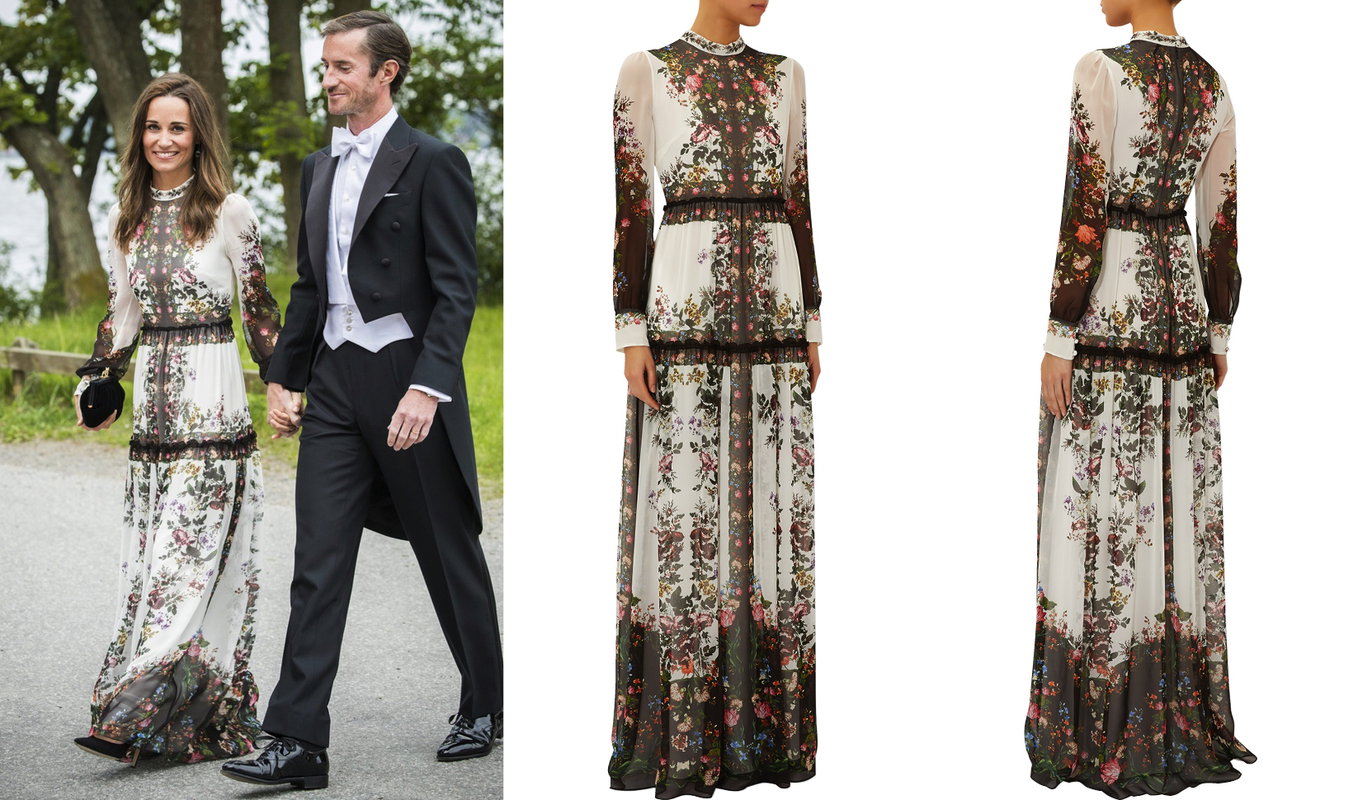 Pippa Middleton w sukni Erdem na ślubie w Sztokholmie