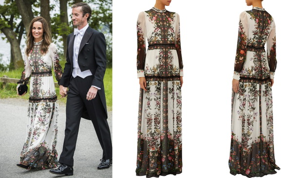 Pippa Middleton w sukni Erdem na ślubie w Sztokholmie